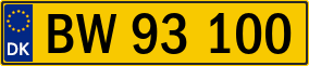 Truck License Plate